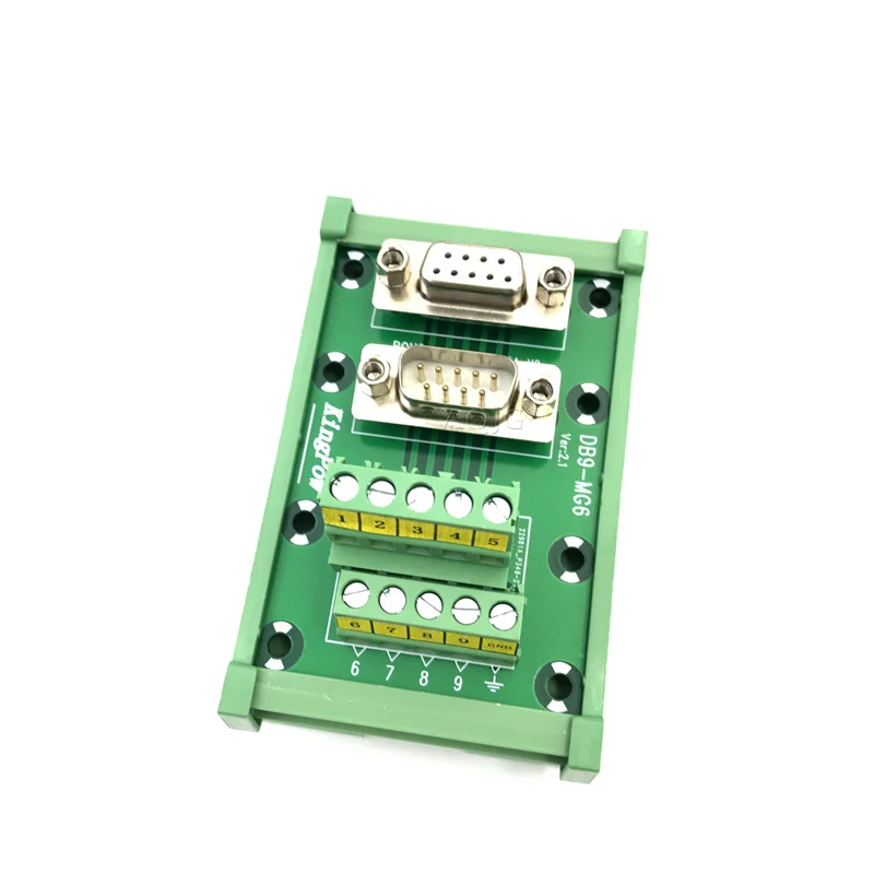 DB9 MG22 double head solder-free terminal block relay module module frame DR9 serial port male and female adapter board
DB9 MG22 double head solder-free terminal block relay module module frame DR9 serial port male and female adapter board