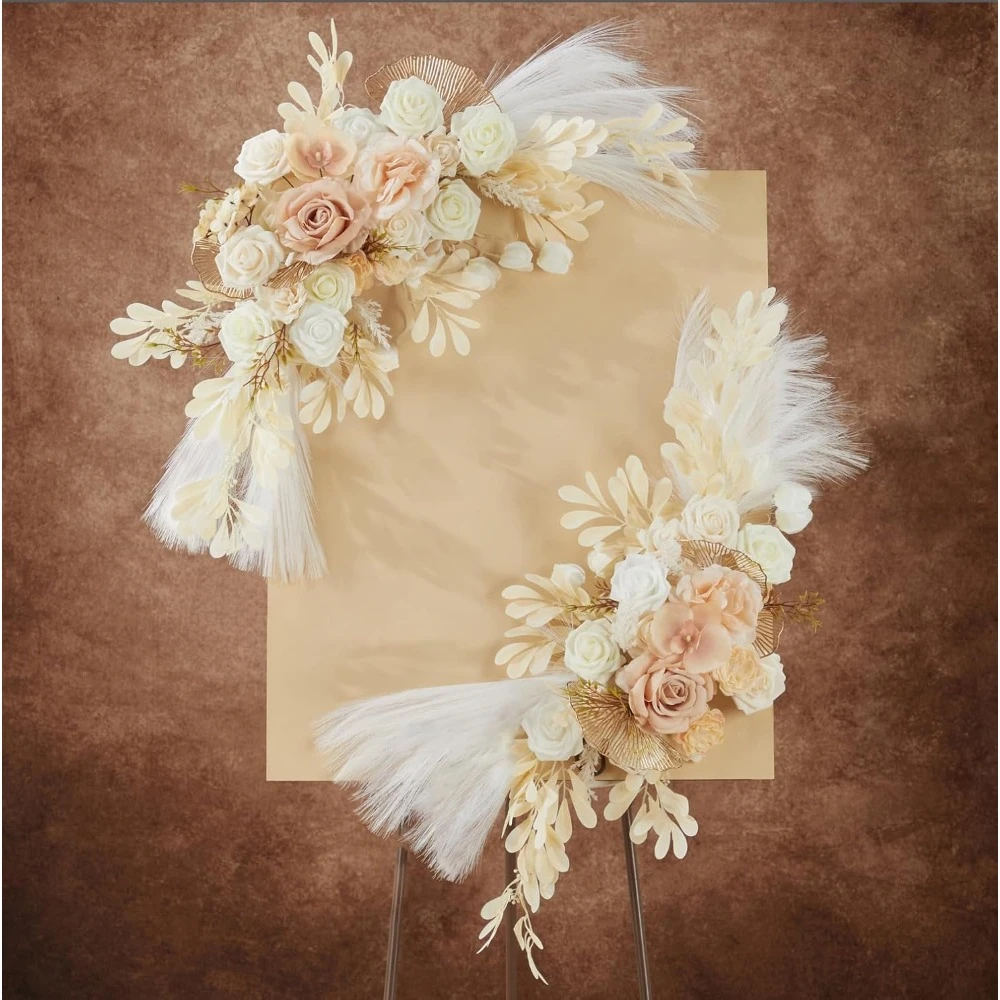 Pack of 2 Wedding Arch, Artificial Flowers, Wedding Decor,Flower Garland Be Suited to Banquet, Party, Reception Entrance Welcome
Pack of 2 Wedding Arch, Artificial Flowers, Wedding Decor,Flower Garland Be Suited to Banquet, Party, Reception Entrance Welcome