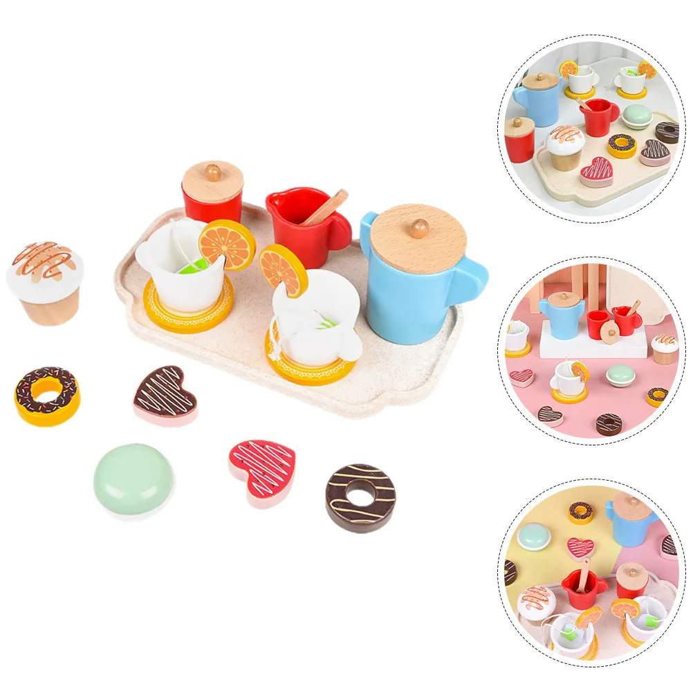 1Set Wooden Colorful Imitation Afternoon Tea Set Pretend Play Accessories for Kids Role Playing Social Skills Development
1Set Wooden Colorful Imitation Afternoon Tea Set Pretend Play Accessories for Kids Role Playing Social Skills Development