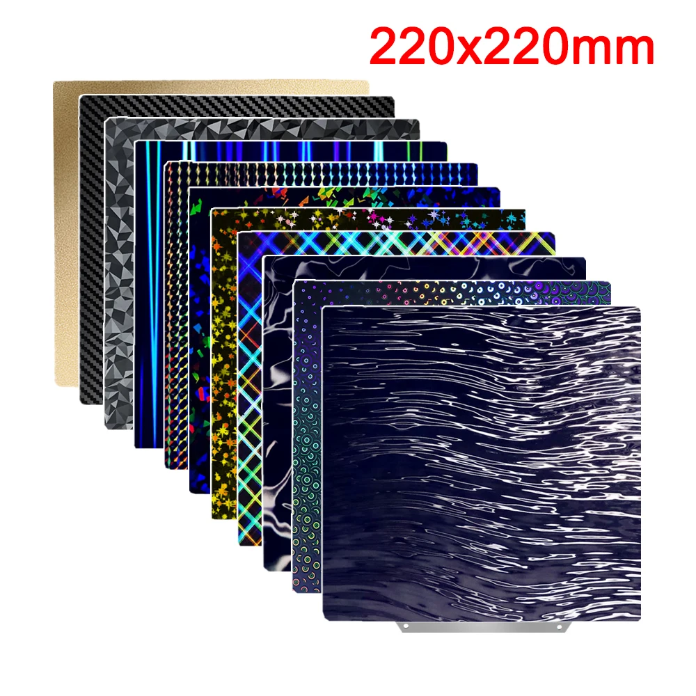 Лист PEI 220x220 мм для дубликатора Anet A8 A6 Wanhao i3, сборная пластина, двухсторонний лист пружинной стали для пластин Anycubic Mega Pro
Лист PEI 220x220 мм для дубликатора Anet A8 A6 Wanhao i3, сборная пластина, двухсторонний лист пружинной стали для пластин Anycubic Mega Pro