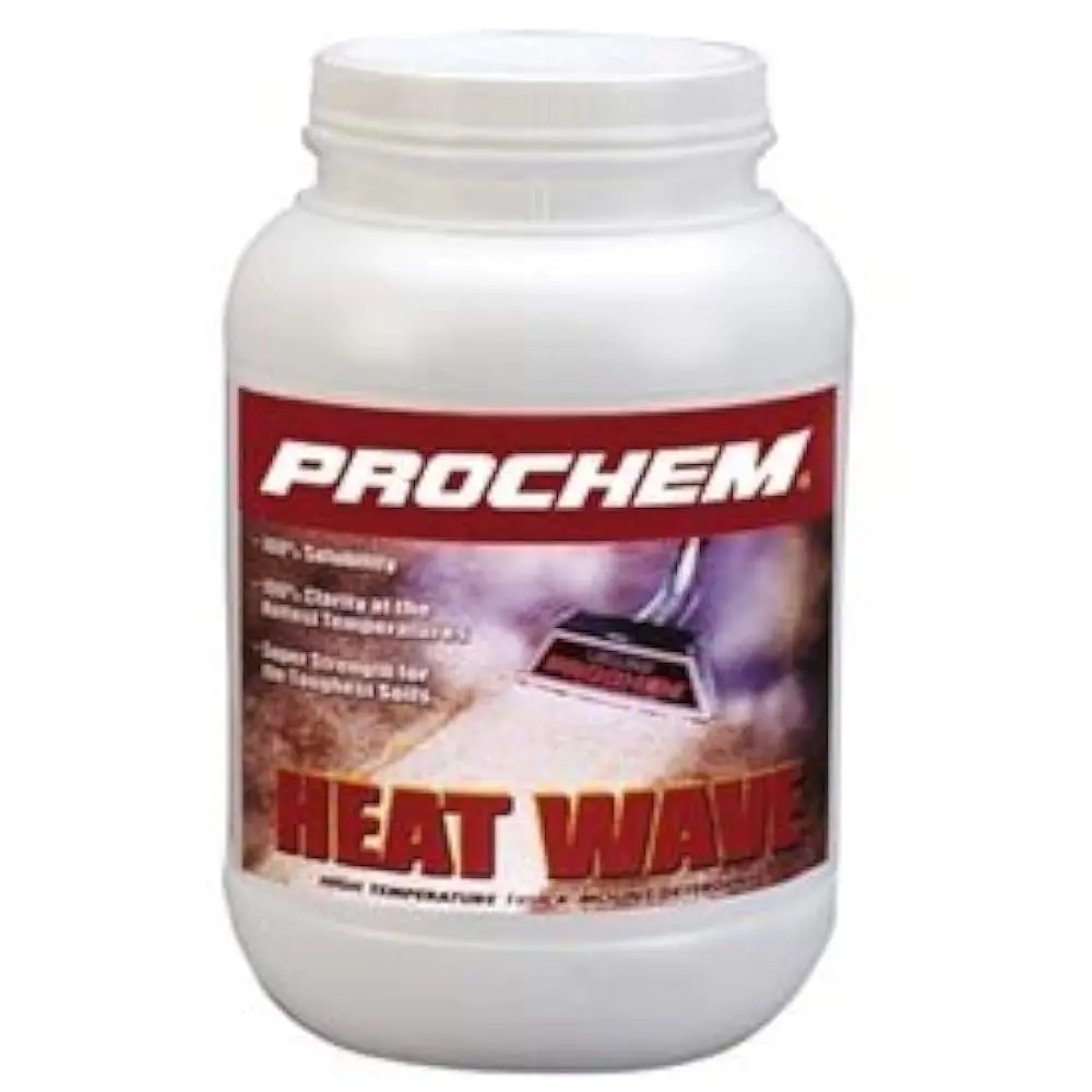 Prochem - Heat Wave - High Temperature Carpet Cleaning Extraction Detergent - Powder - 1 Tub S778
Prochem - Heat Wave - High Temperature Carpet Cleaning Extraction Detergent - Powder - 1 Tub S778