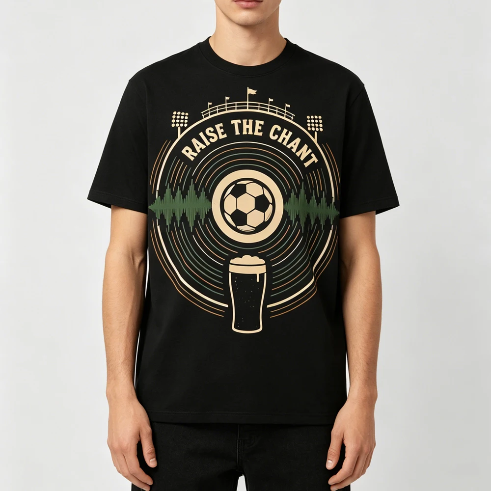 Casual Cotton Tshirt Goal Soundwave Graphic Breathable Summer Tee Soccer Fan Apparel Football Match Night Streetwear Gift
Casual Cotton Tshirt Goal Soundwave Graphic Breathable Summer Tee Soccer Fan Apparel Football Match Night Streetwear Gift
