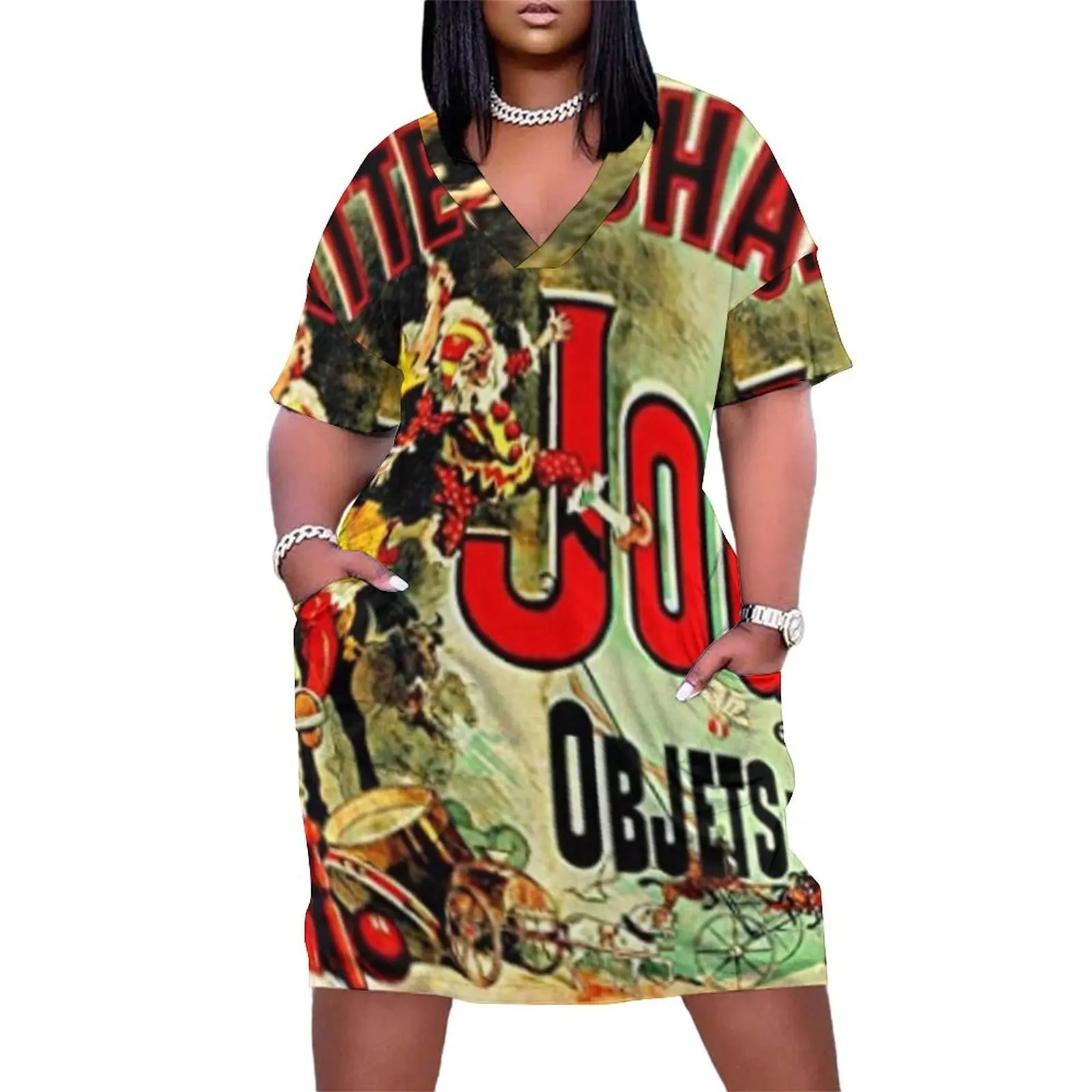 Friends Poster Jouets et Objets Pour Etrennes French Art Print Poster Aux Buttes Chaumont Loose Pocket Dress
Friends Poster Jouets et Objets Pour Etrennes French Art Print Poster Aux Buttes Chaumont Loose Pocket Dress