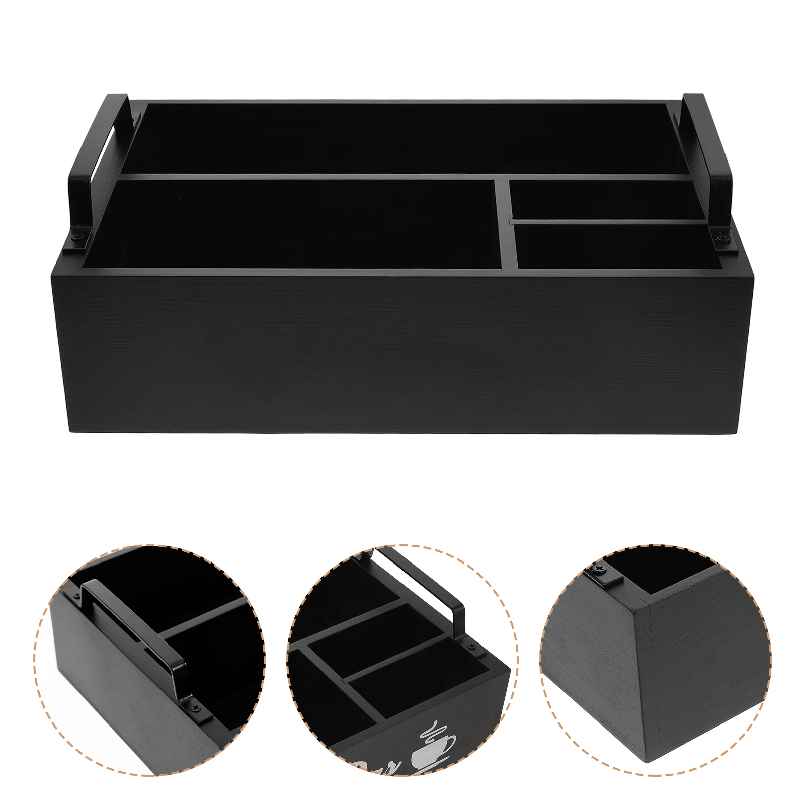 Coffee Bar Storage Box Organizer Station for Countertop Area Holder Organzier Wooden and Tea Office 
Coffee Bar Storage Box Organizer Station for Countertop Area Holder Organzier Wooden and Tea Office