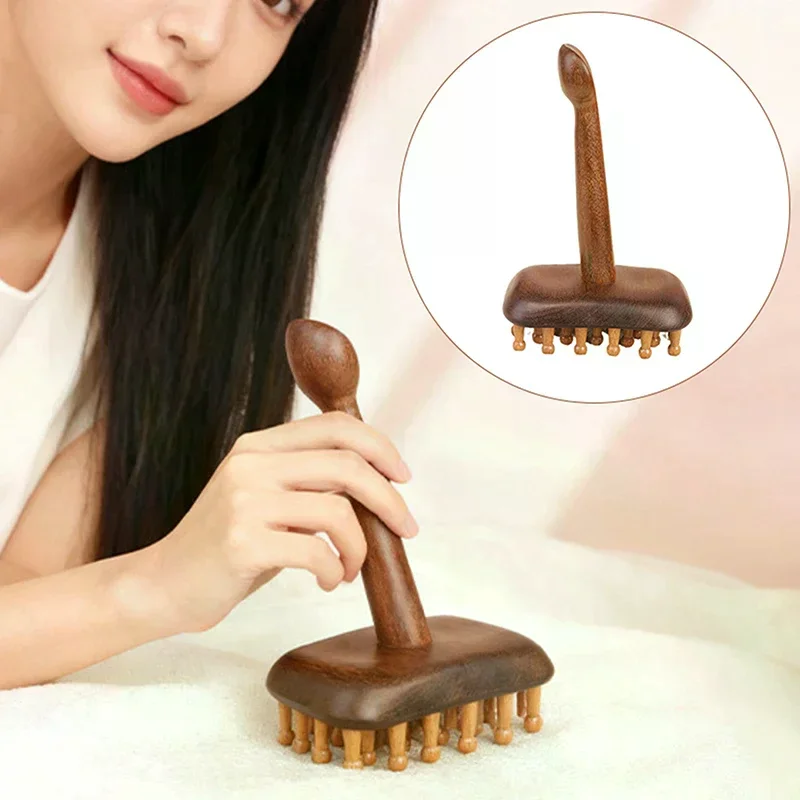 Портативная массажная щетка из сандалового дерева Гуа Ша, массажер для головы, шеи, живота, ног, тела, меридиана, деревянные терапевтические массажные инструменты
Портативная массажная щетка из сандалового дерева Гуа Ша, массажер для головы, шеи, живота, ног, тела, меридиана, деревянные терапевтические массажные инструменты