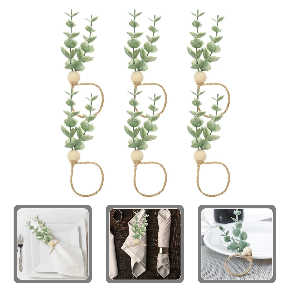 6pcs Wooden Beads Napkin Rings Farmhouse Style Eucalyptus Leaf Design Rustic Wedding Party Centerpiece Decor Serviette Rings
6pcs Wooden Beads Napkin Rings Farmhouse Style Eucalyptus Leaf Design Rustic Wedding Party Centerpiece Decor Serviette Rings