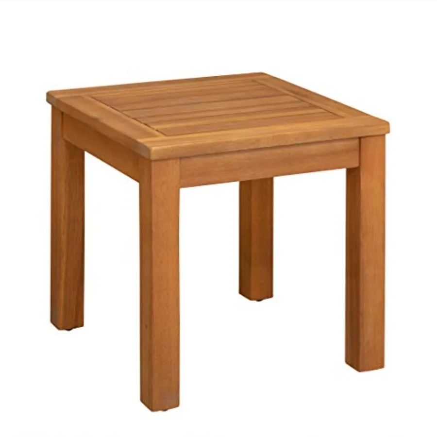 63407 Lio Oslo Solid Wood Indoor/Outdoor Side Table Light Brown Sofa End Table for Snack and Essentials Durable Construction Mo
63407 Lio Oslo Solid Wood Indoor/Outdoor Side Table Light Brown Sofa End Table for Snack and Essentials Durable Construction Mo