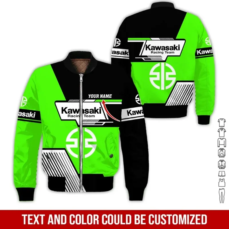 Kawasaki мотоциклетная команда, куртка с индивидуальным именем, спортивная мужская куртка на открытом воздухе, любимая мужская куртка для водителя, мода 2025 года для повседневных поездок на велосипеде 
Kawasaki мотоциклетная команда, куртка с индивидуальным именем, спортивная мужская куртка на открытом воздухе, любимая мужская куртка для водителя, мода 2025 года для повседневных поездок на велосипеде