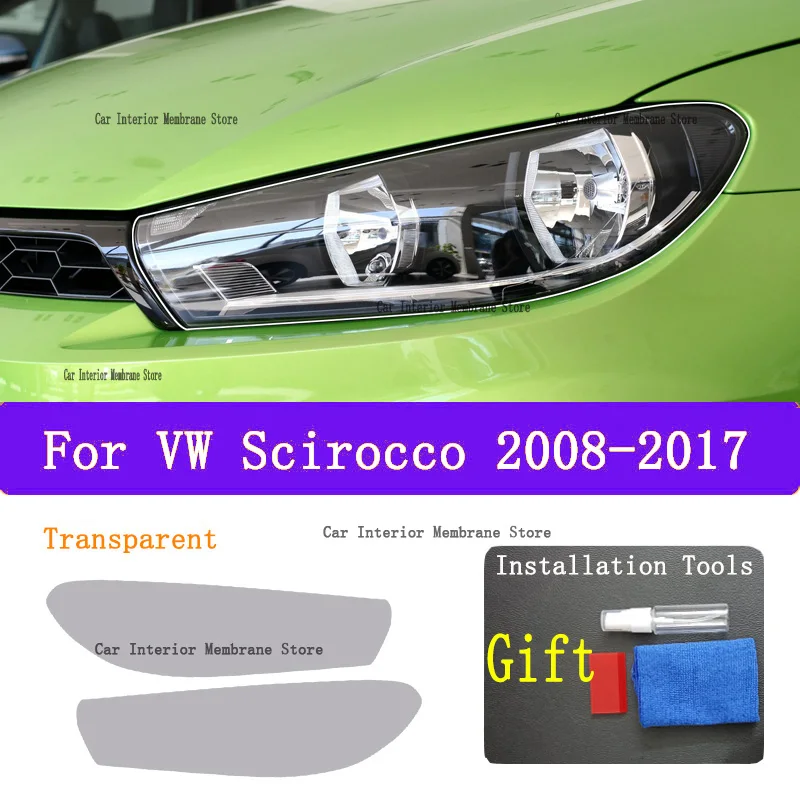 For VW Scirocco (2008-2017)TPU Car Exterior Headlights Anti-Scratch Protective Film Headlamps Repair Sticker Accessories Refit
For VW Scirocco (2008-2017)TPU Car Exterior Headlights Anti-Scratch Protective Film Headlamps Repair Sticker Accessories Refit