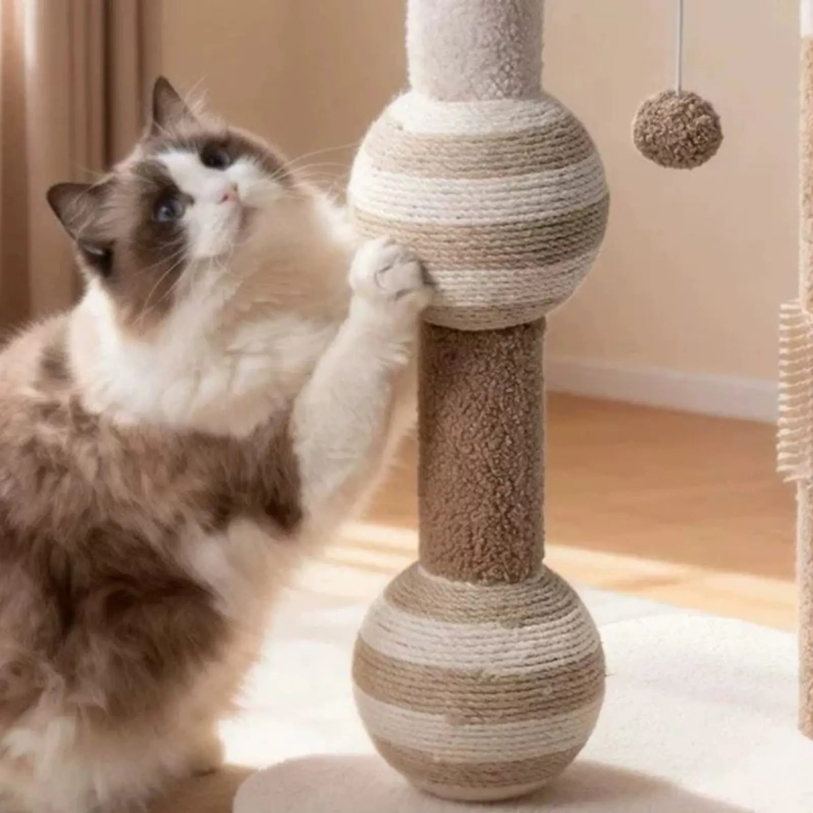 Arched Feline Scratch Post Interactive Feline Scratch Arch Pet Furniture Sturdy Stable Base
Arched Feline Scratch Post Interactive Feline Scratch Arch Pet Furniture Sturdy Stable Base