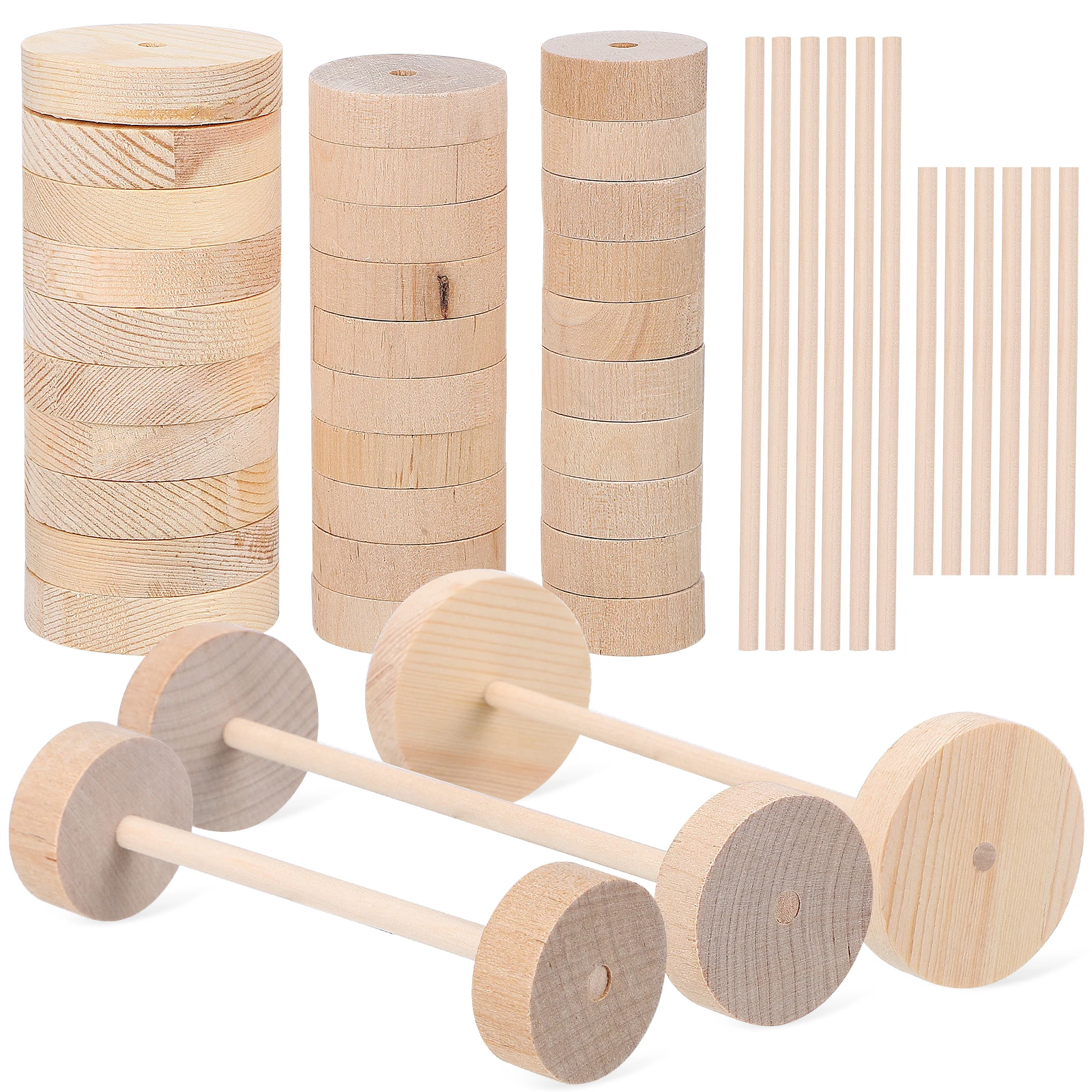 1Set Wood Craft Wheels and Sticks Blank Handmade Art Set for Children Creative DIY Decoration Educational Parent Child Bonding
1Set Wood Craft Wheels and Sticks Blank Handmade Art Set for Children Creative DIY Decoration Educational Parent Child Bonding