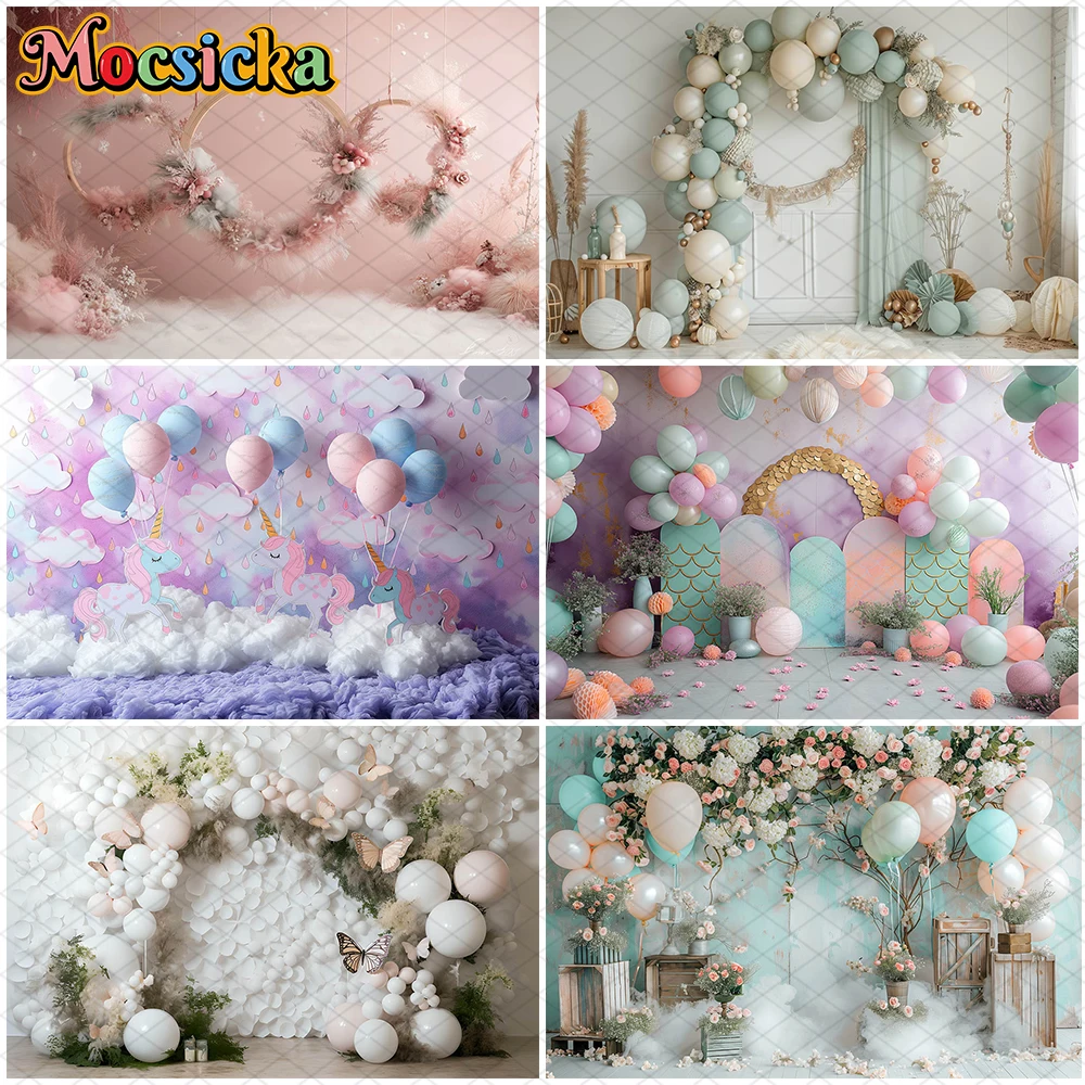 Mocsicka Happy Birthday Photography Backdrop Balloons Unicorn Horse Flower Party Decor Child Baby Shower Photo Background Banner
Mocsicka Happy Birthday Photography Backdrop Balloons Unicorn Horse Flower Party Decor Child Baby Shower Photo Background Banner