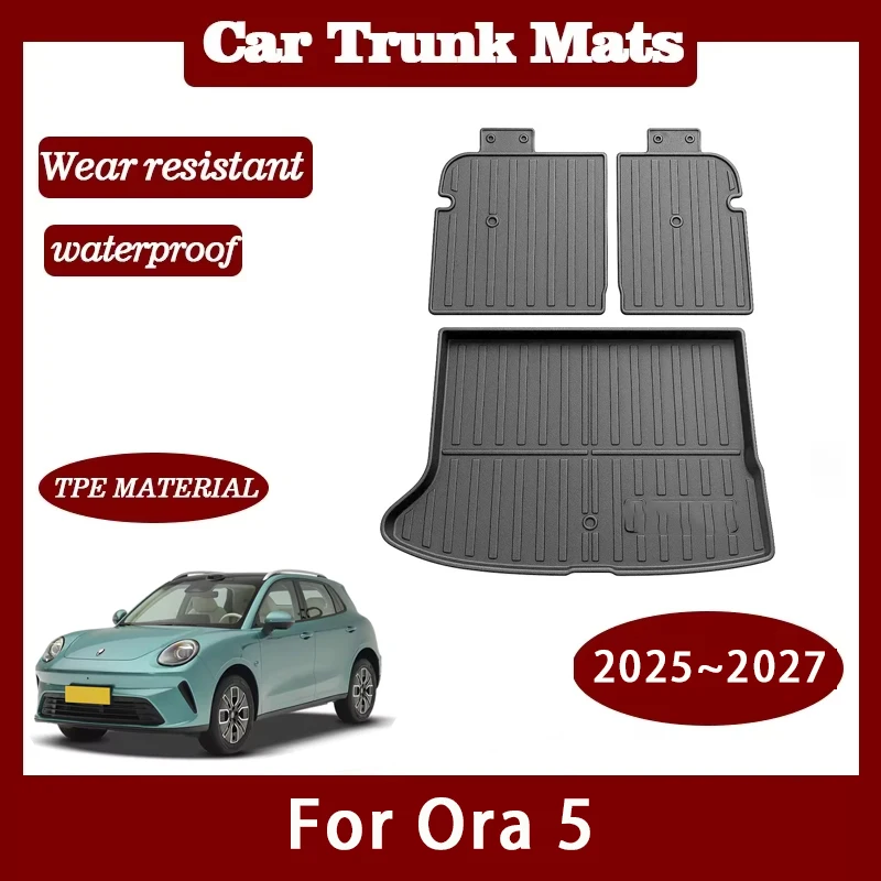 Car Rear Trunk Mats For GWM Ora 5 EV 2025 2026 2027 Waterproof Rug Storage Pad Back Cargo Back Seat Cover Inner Auto Accessories
Car Rear Trunk Mats For GWM Ora 5 EV 2025 2026 2027 Waterproof Rug Storage Pad Back Cargo Back Seat Cover Inner Auto Accessories