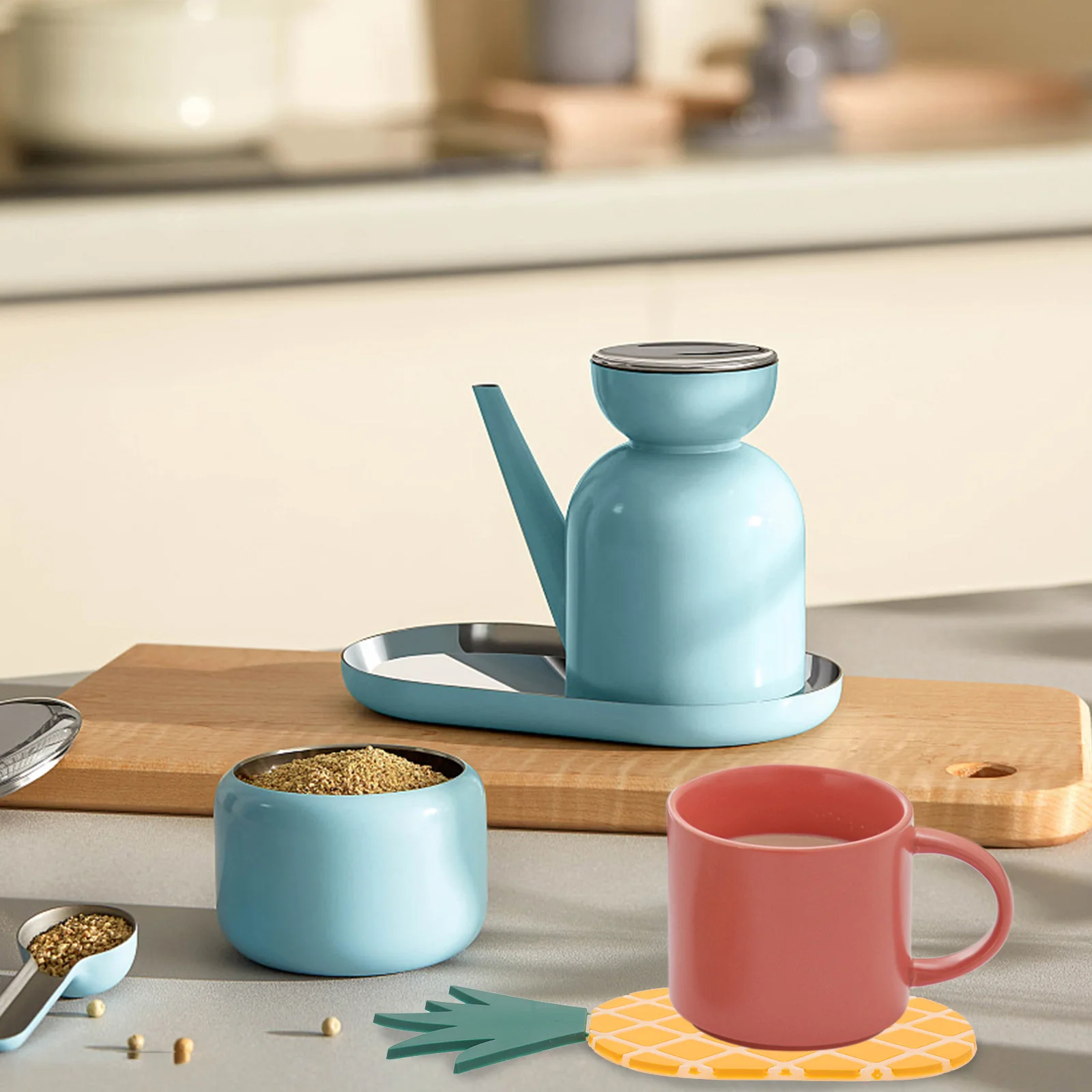 Pineapple Coaster Aesthetic Silicone Cup Pads Bright Color Heat Resistant Non Slip Decorative Fruit Drink Coasters For
Pineapple Coaster Aesthetic Silicone Cup Pads Bright Color Heat Resistant Non Slip Decorative Fruit Drink Coasters For