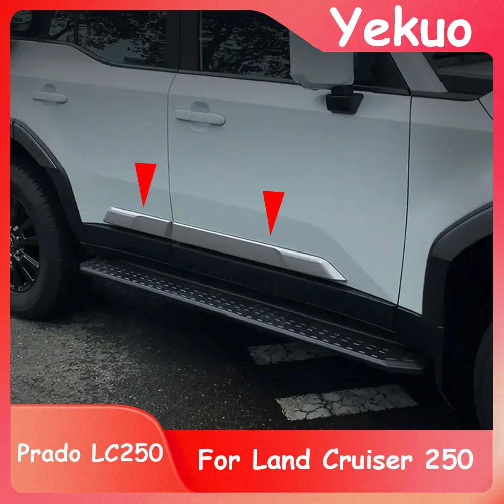 For Land Cruiser 250 door anti-collision strip 2024-2026 Prado LC250 exterior modification body ABS chrome decorative strip
For Land Cruiser 250 door anti-collision strip 2024-2026 Prado LC250 exterior modification body ABS chrome decorative strip