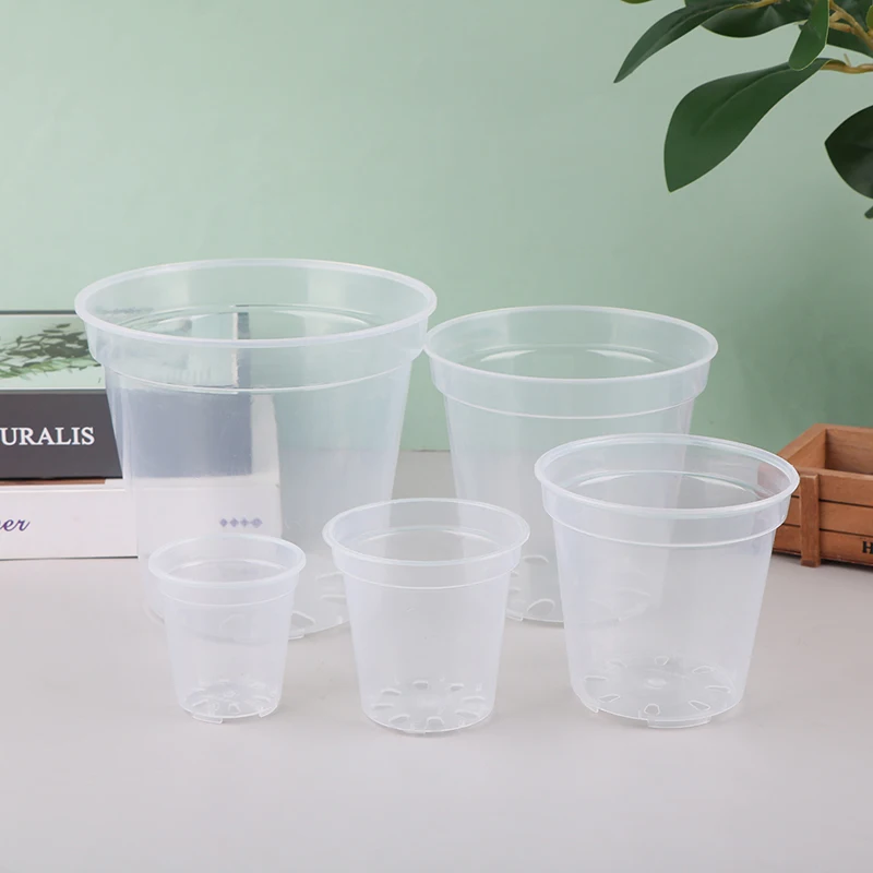 Round Planter Pot Orchid Nursery Container Planter Container Transparent Orchid Container Round Multiple size drain holes Pots
Round Planter Pot Orchid Nursery Container Planter Container Transparent Orchid Container Round Multiple size drain holes Pots