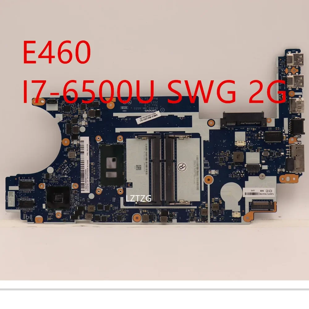 Материнская плата для ноутбука Lenovo ThinkPad E460, материнская плата I7-6500U SWG 2G 00UP258
Материнская плата для ноутбука Lenovo ThinkPad E460, материнская плата I7-6500U SWG 2G 00UP258