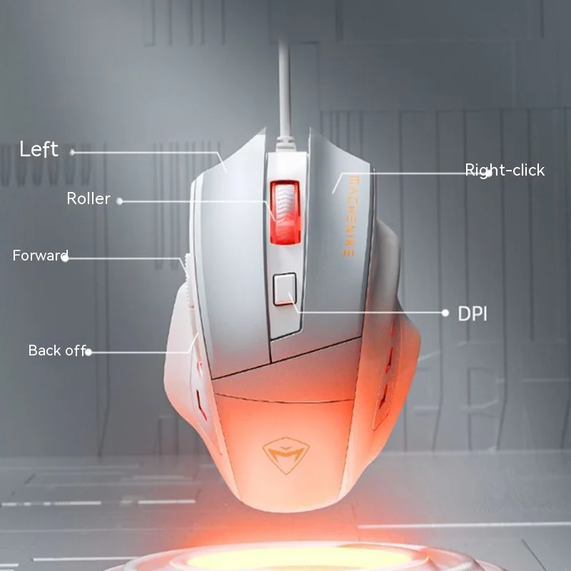 Mechanic Mouse M3 Wired Wireless Mouse Usb Computer Laptop Six Shortcut Keys 4 Color Photoeffect Office Game Professional Mouse
Mechanic Mouse M3 Wired Wireless Mouse Usb Computer Laptop Six Shortcut Keys 4 Color Photoeffect Office Game Professional Mouse