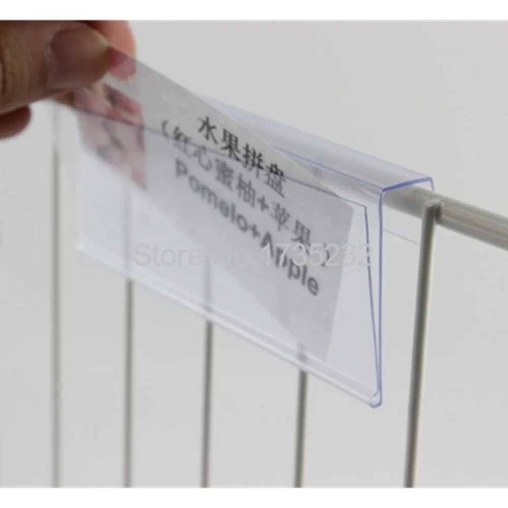 30pcs/lot Plastic Label Hang Display Holder Price Tag Card Listing Data Strip Supermarket Warehouse Board Shelf
30pcs/lot Plastic Label Hang Display Holder Price Tag Card Listing Data Strip Supermarket Warehouse Board Shelf