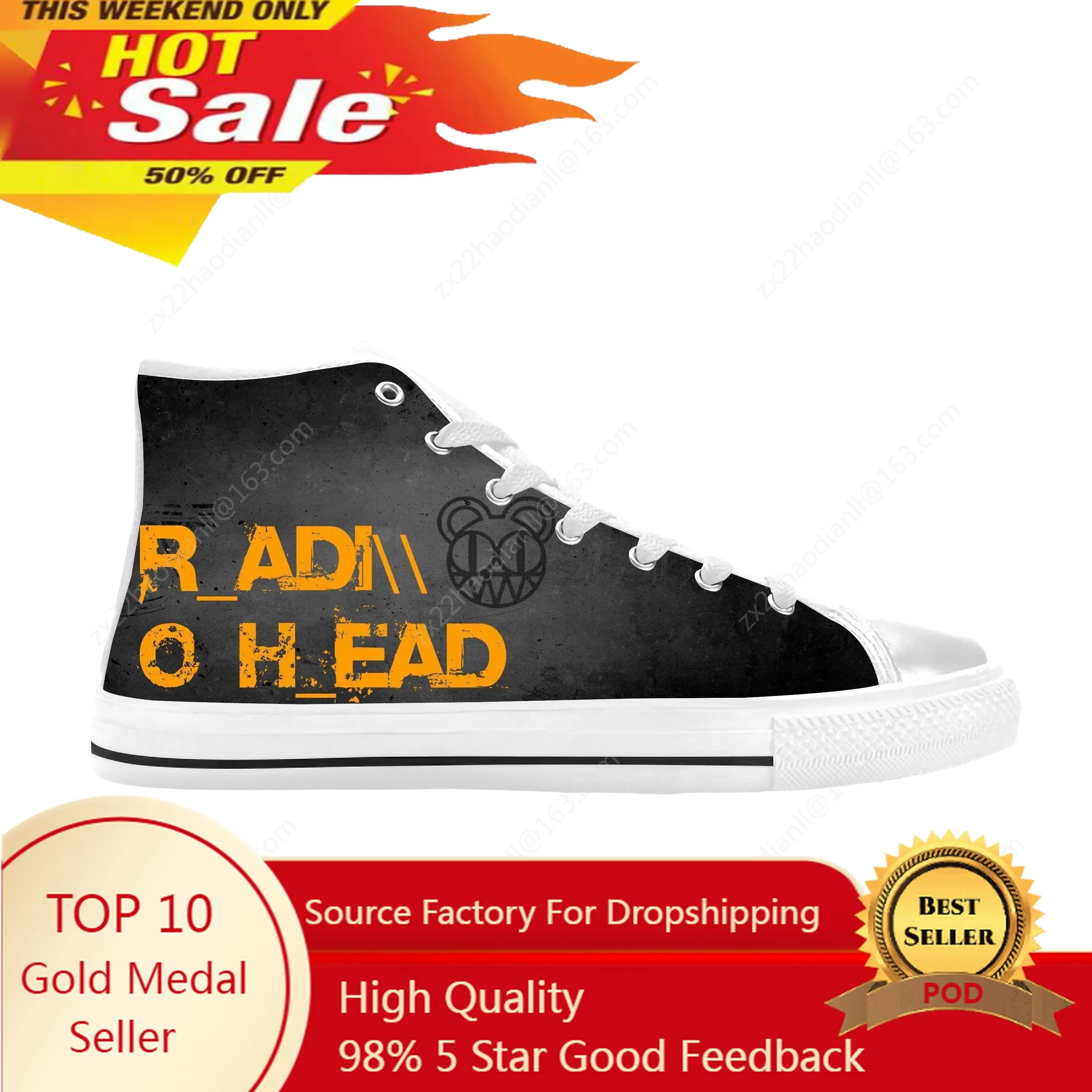 Radiohead Rock Band Music Singer Mouse Cool Funny Casual Cloth Shoes High Top Comfortable Breathable 3D Print Men Women Sneakers
Radiohead Rock Band Music Singer Mouse Cool Funny Casual Cloth Shoes High Top Comfortable Breathable 3D Print Men Women Sneakers