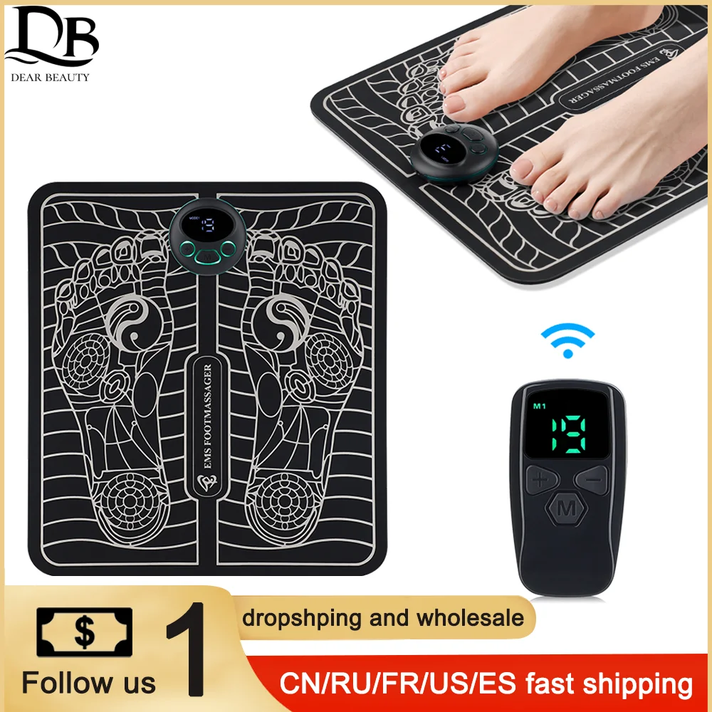 EMS Foot Mat With Controller Electrical Muscle Stimulation Massage Feet Relax Legs Boost Blood Circulation Relieve Ache Pain
EMS Foot Mat With Controller Electrical Muscle Stimulation Massage Feet Relax Legs Boost Blood Circulation Relieve Ache Pain