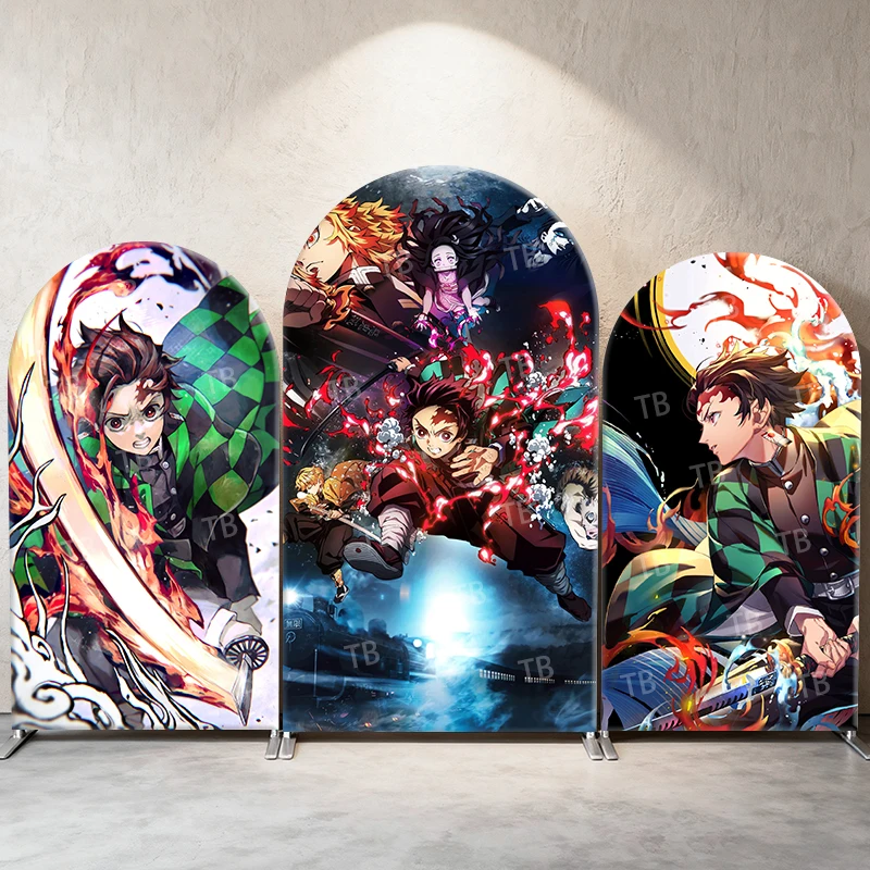 Demon Slayer Arch Backdrop Cover Kids Birthday Baby Boy Shower Party Decor Dynamic Anime Tanjiro Kamado Photograph Background
Demon Slayer Arch Backdrop Cover Kids Birthday Baby Boy Shower Party Decor Dynamic Anime Tanjiro Kamado Photograph Background