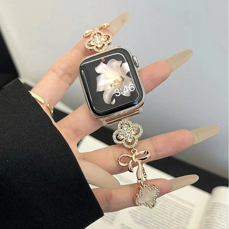 Stainless Steel Band for Apple Watch Ultra 49mm 42 38mm 41 40 45mm 44 46mm Luxury Women Strap for iwatch 10 9 8 7 6 5 SE
Stainless Steel Band for Apple Watch Ultra 49mm 42 38mm 41 40 45mm 44 46mm Luxury Women Strap for iwatch 10 9 8 7 6 5 SE