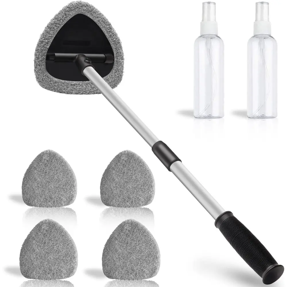 Extra-Long 25.5 Windshield Cleaner Kit with 5 Thick Coral Velvet Pads and 2 Spray Bottles for Streak-Free Car and Home Window Cl
Extra-Long 25.5 Windshield Cleaner Kit with 5 Thick Coral Velvet Pads and 2 Spray Bottles for Streak-Free Car and Home Window Cl