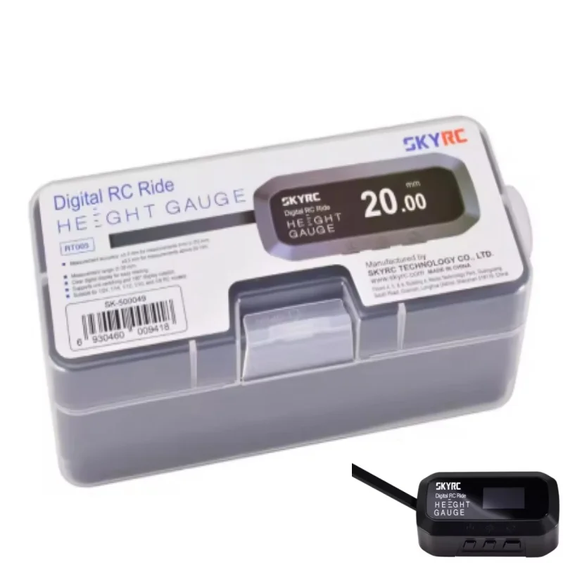 NEW SkyRC RC Ride Height Gauge Digital 0.1mm Precision 2–38mm Range Rotating Display Calibration Tool
NEW SkyRC RC Ride Height Gauge Digital 0.1mm Precision 2–38mm Range Rotating Display Calibration Tool