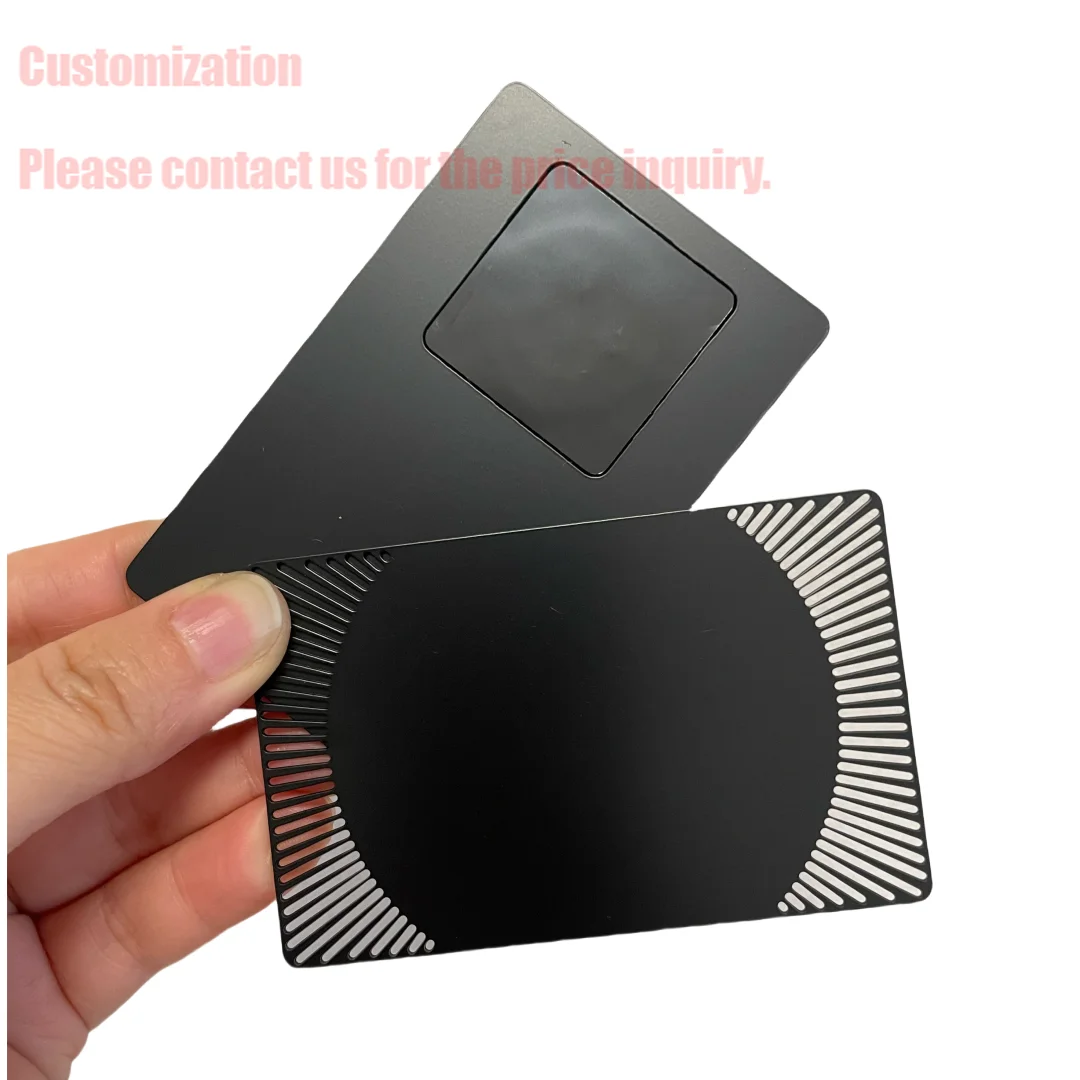 Customized inquiry Blanks QR Code Business Black Metal NFC 216 Chip Social Media Business Card
Customized inquiry Blanks QR Code Business Black Metal NFC 216 Chip Social Media Business Card