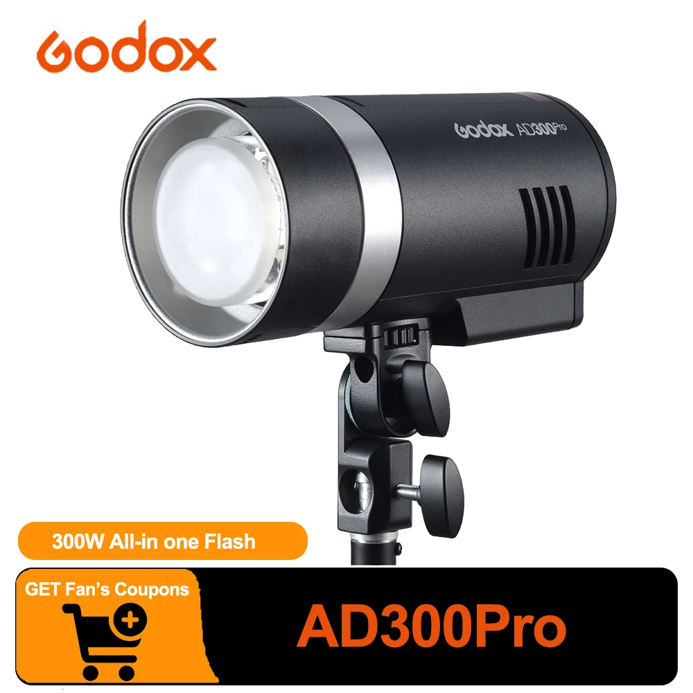 Godox AD300Pro 300w TTL HSS Outdoor Flash Portable Studio Flash Light for Photography Video Recording
Godox AD300Pro 300w TTL HSS Outdoor Flash Portable Studio Flash Light for Photography Video Recording
