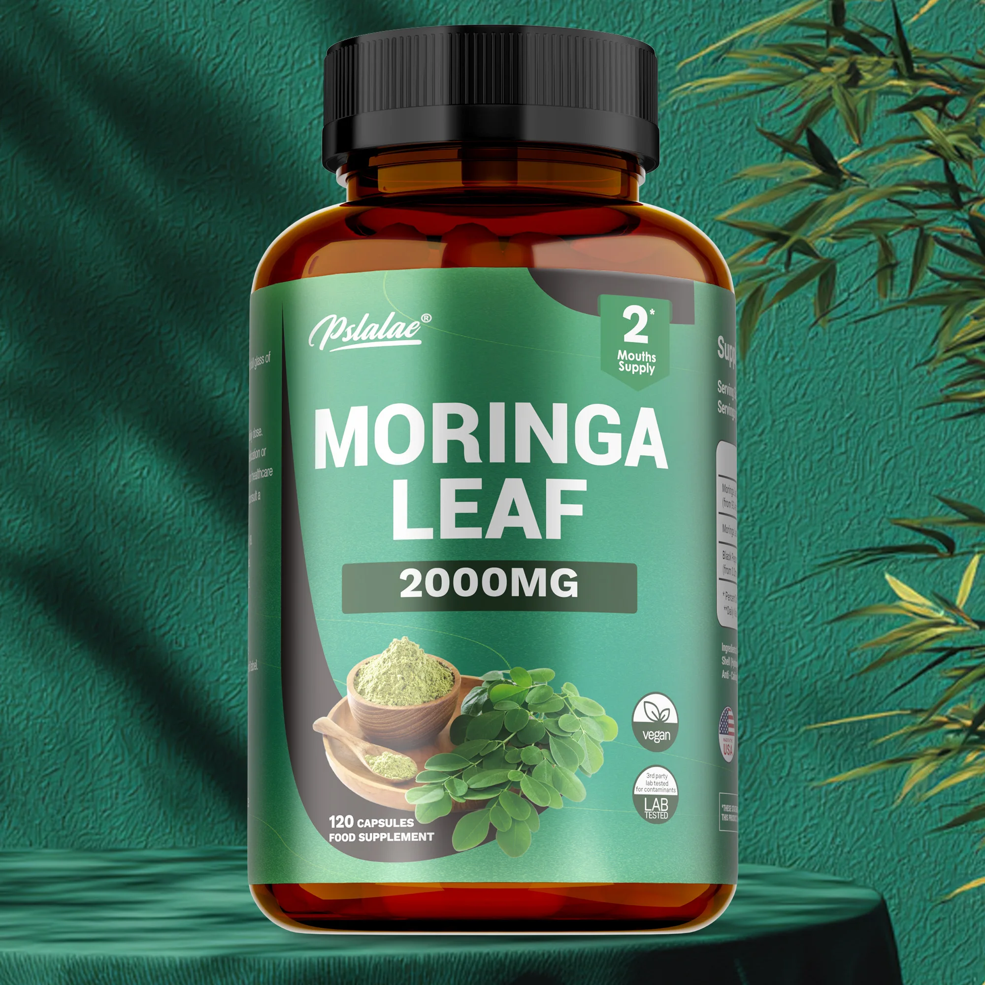 Moringa Leaf Capsules - Nutrient Absorption, Supports Skin, Immune and Gut Health, Metabolism - with Black Pepper,Moringa Leaves
Moringa Leaf Capsules - Nutrient Absorption, Supports Skin, Immune and Gut Health, Metabolism - with Black Pepper,Moringa Leaves