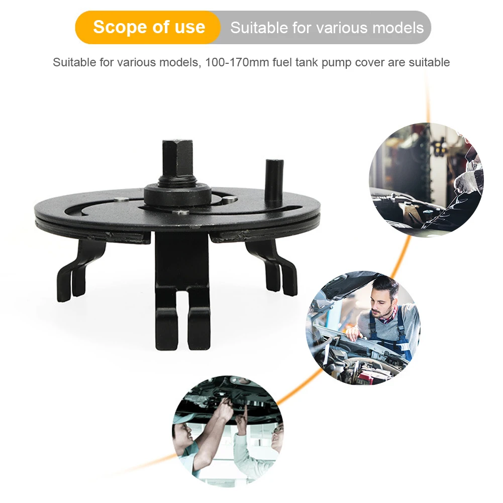 Car Fuel Tank Lid Wrench Tool Adjustable Pump Cap Removal Tool Three-Jaw Oil Cover Pump Cap Spanner Automobile Disassembly Tools
Car Fuel Tank Lid Wrench Tool Adjustable Pump Cap Removal Tool Three-Jaw Oil Cover Pump Cap Spanner Automobile Disassembly Tools