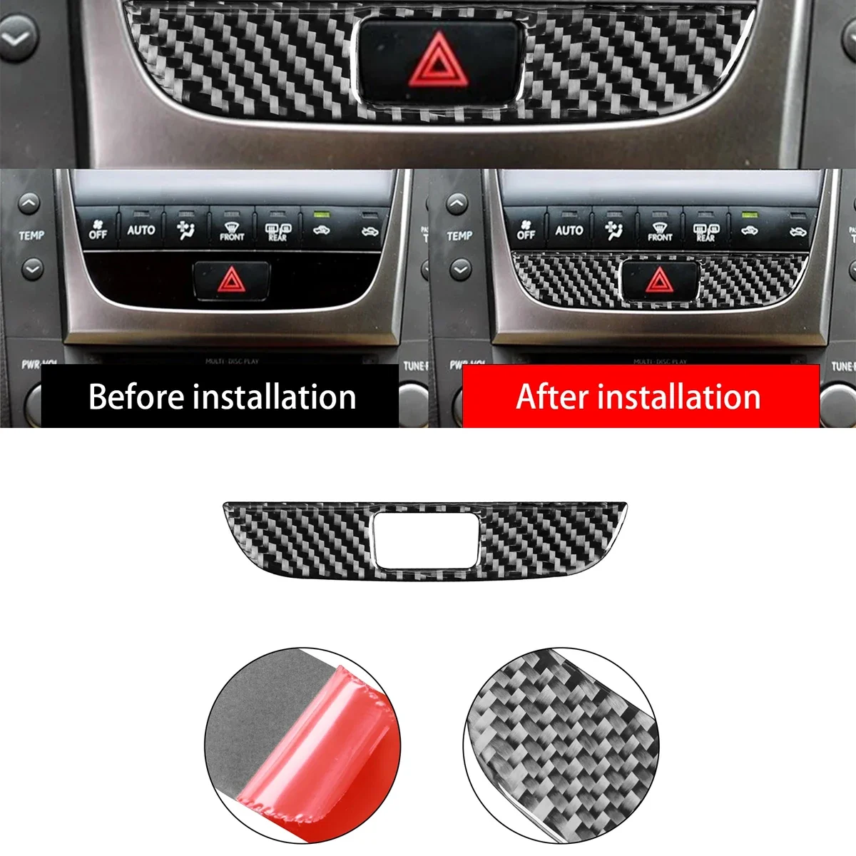 Для Lexus GS 2006-2011 Автомобильная двойная вспышка декоративная панель накладка наклейка переводная настоящая углеволоконная интерьерная наклейка аксессуары для автомобиля
Для Lexus GS 2006-2011 Автомобильная двойная вспышка декоративная панель накладка наклейка переводная настоящая углеволоконная интерьерная наклейка аксессуары для автомобиля