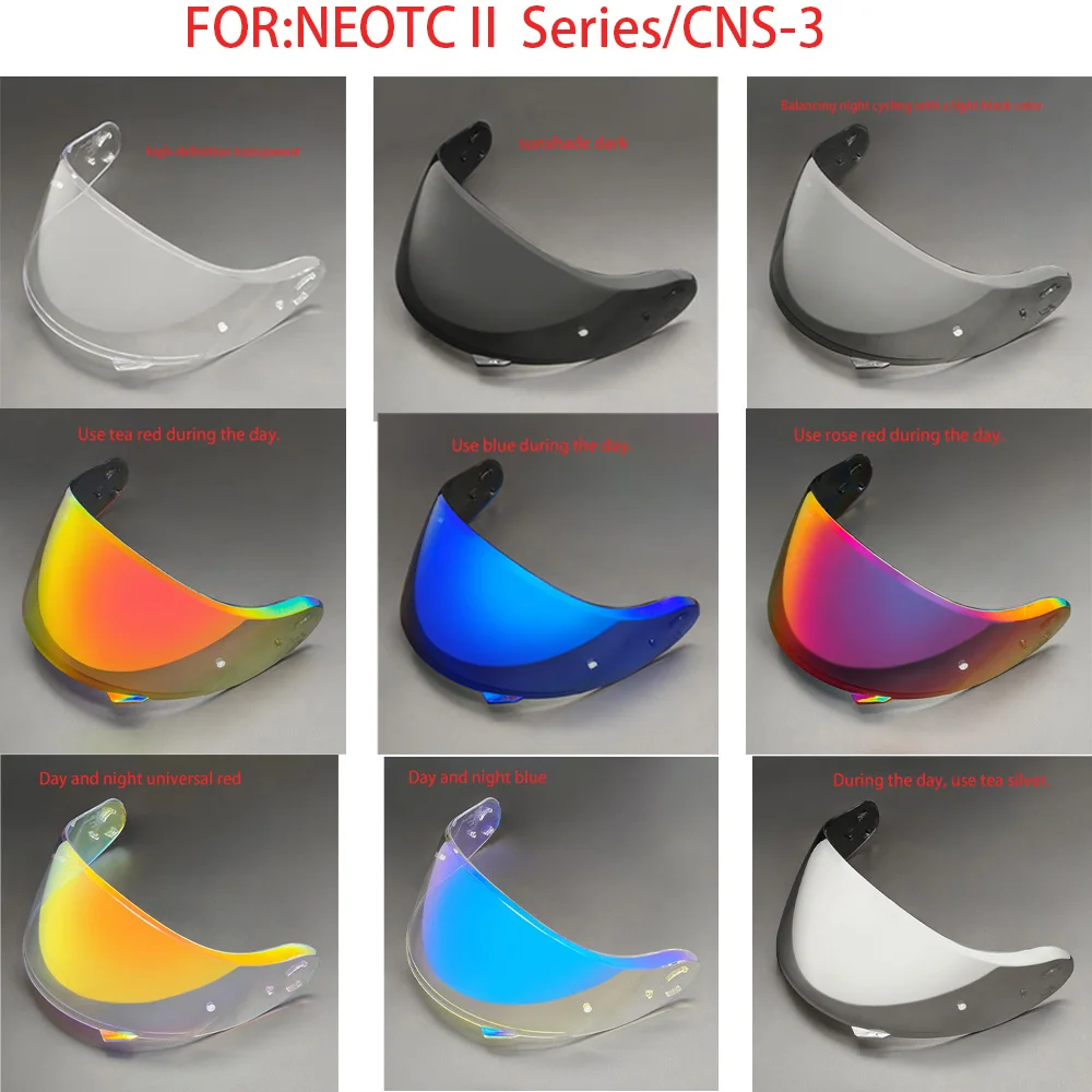 Motorcycle Helmet Visor for Shoei Neotec 2 Neotec II Series CNS-3 Full Face Helmets Lens Sunshield Uv Protection Cosca Visera
Motorcycle Helmet Visor for Shoei Neotec 2 Neotec II Series CNS-3 Full Face Helmets Lens Sunshield Uv Protection Cosca Visera