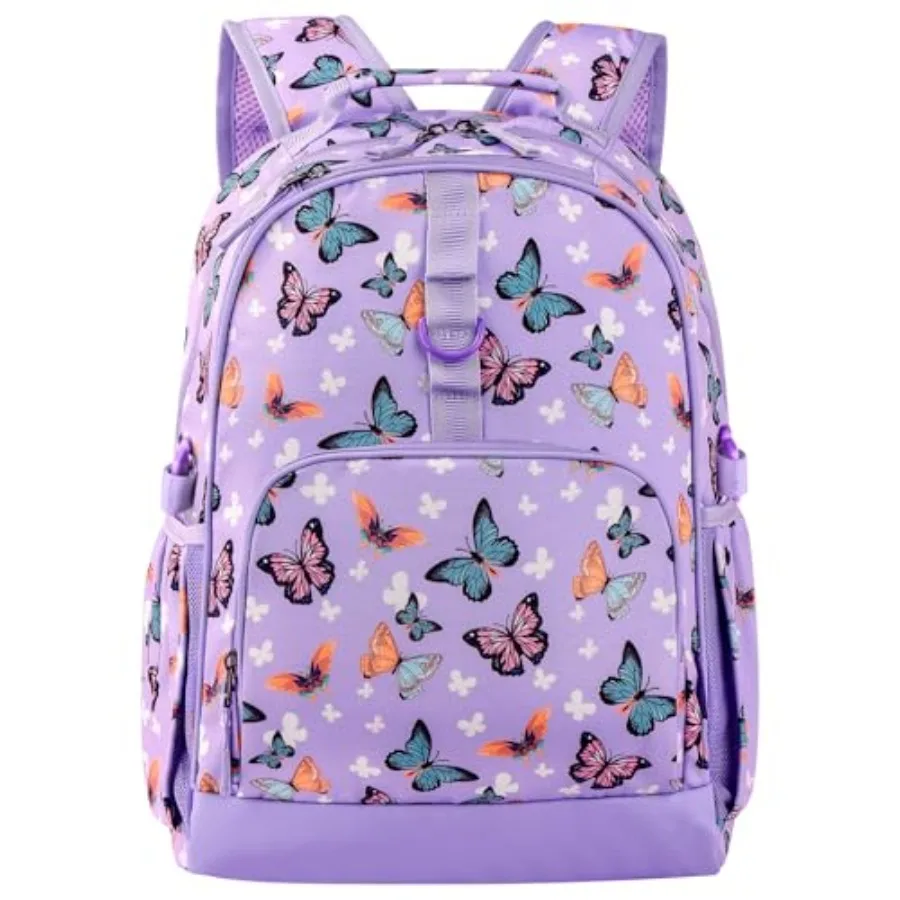 Butterfly Backpack for Girls, Elementary School Backpack for Girls Ages 6-8 Large Bookbag 18 Inch with Chest Strap, Purple
Butterfly Backpack for Girls, Elementary School Backpack for Girls Ages 6-8 Large Bookbag 18 Inch with Chest Strap, Purple
