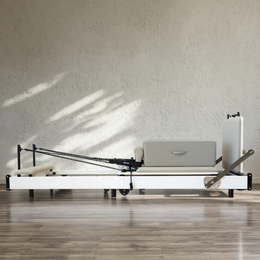 Training Exercise Maple Reformer Folding Machine Durable Wood Foldable Pilates Reformer
Training Exercise Maple Reformer Folding Machine Durable Wood Foldable Pilates Reformer