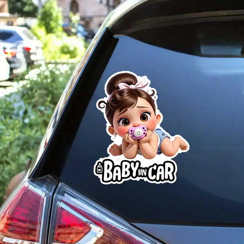Cute Baby Car Window Sticker - Self-adhesive Waterproof Vinyl Decal Suitable for Car Body and Window Decoration Y474
Cute Baby Car Window Sticker - Self-adhesive Waterproof Vinyl Decal Suitable for Car Body and Window Decoration Y474
