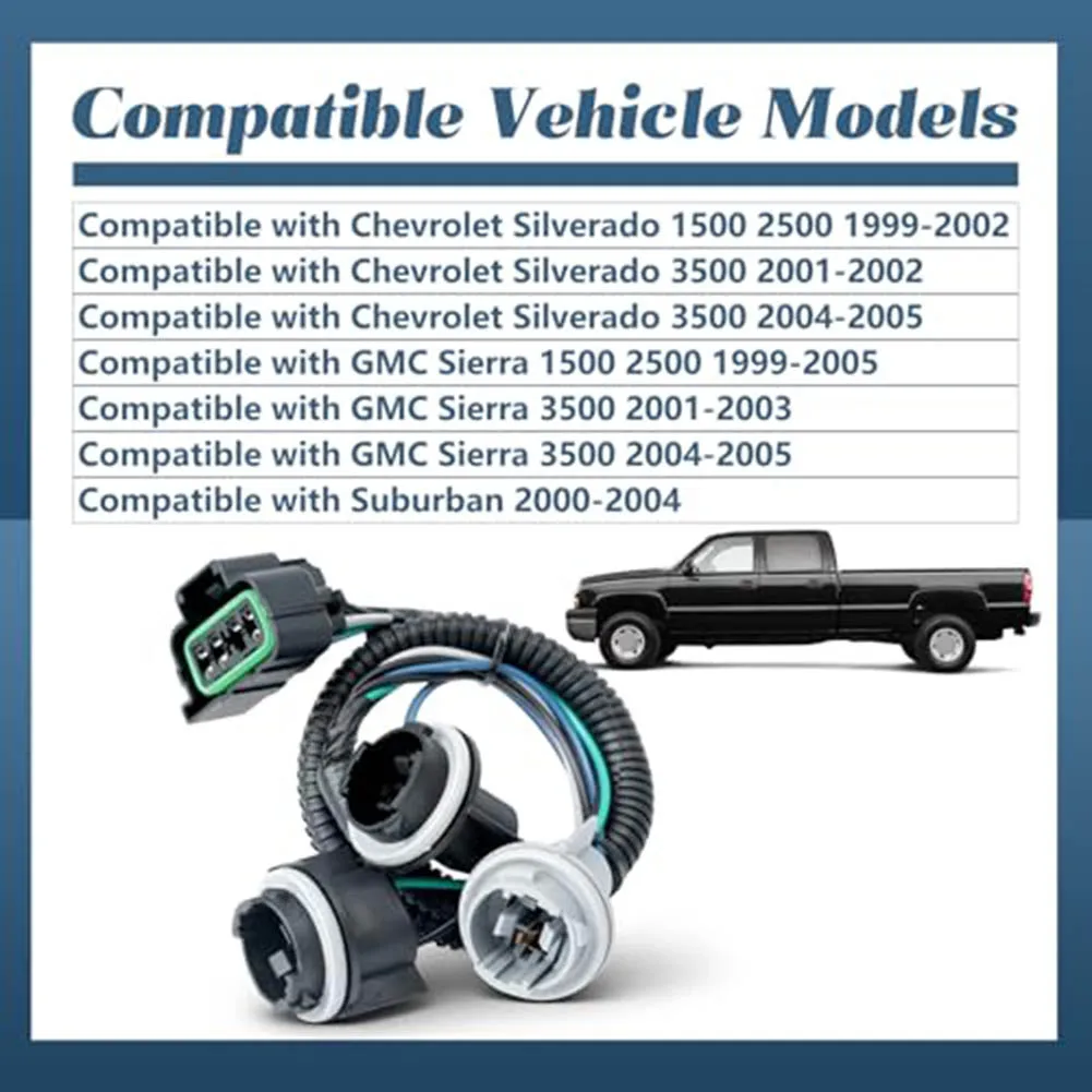 Жгут проводов задних фонарей для Chevrolet Silverado 1999-2005, разъем задних фонарей, автомобильные аксессуары
Жгут проводов задних фонарей для Chevrolet Silverado 1999-2005, разъем задних фонарей, автомобильные аксессуары