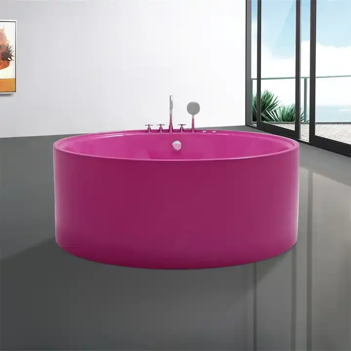 Round Acrylic White Free Standing Bathtub Round Tub Freestanding Modern Design Bathtub
Round Acrylic White Free Standing Bathtub Round Tub Freestanding Modern Design Bathtub