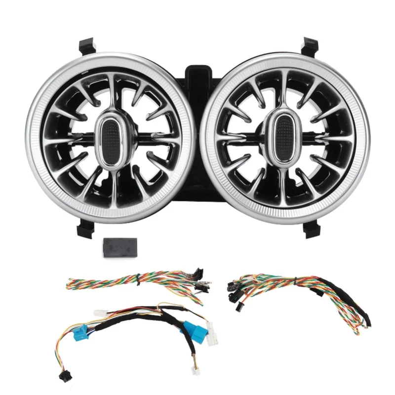 64 Color Rear LED Turbine Air Vent Ambient Light Kit Replacement For Mercedes-Benz A/CLA/GLA-Class W177 C118 2019+
64 Color Rear LED Turbine Air Vent Ambient Light Kit Replacement For Mercedes-Benz A/CLA/GLA-Class W177 C118 2019+