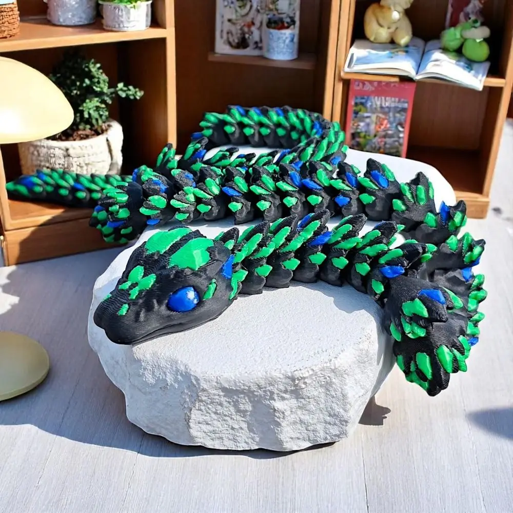 Simulated Eye 3D Printed Snake Snake Baby Laser 3D Printed Diceratops Snake Rotatable Poseable Joints 3D Articulated Snake
Simulated Eye 3D Printed Snake Snake Baby Laser 3D Printed Diceratops Snake Rotatable Poseable Joints 3D Articulated Snake
