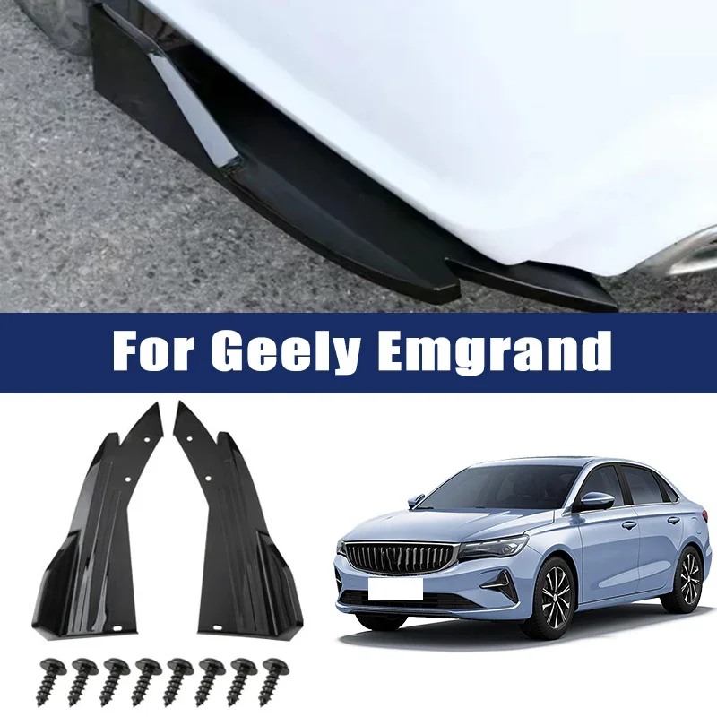 2pcs Car Rear Bumper Spoiler Lip Carbon Fiber Wing Trim Anti-crash Diffuser Side Skirt Wrap Angle Splitter For Geely Emgrand
2pcs Car Rear Bumper Spoiler Lip Carbon Fiber Wing Trim Anti-crash Diffuser Side Skirt Wrap Angle Splitter For Geely Emgrand