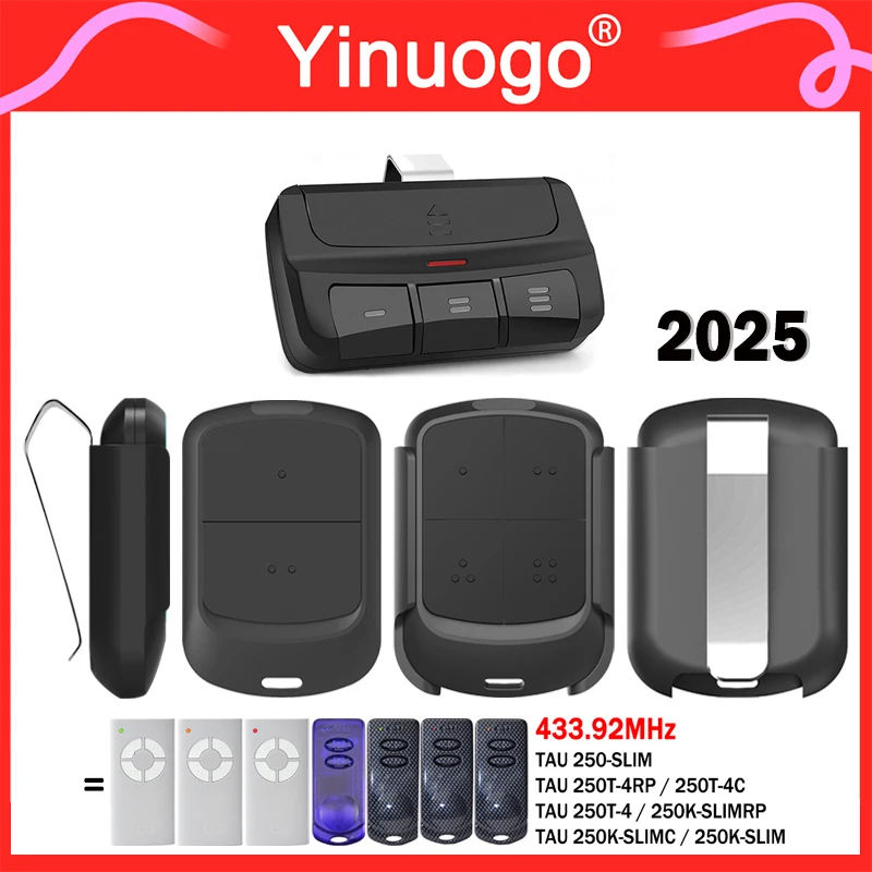 Для TAU 250 SLIM Пульт дистанционного управления гаражными воротами / дверьми TAU 250T 4RP 4 4C 250K SLIMRP SLIMC SLIM 433,92 МГц с плавающим кодом и фиксированным кодом
Для TAU 250 SLIM Пульт дистанционного управления гаражными воротами / дверьми TAU 250T 4RP 4 4C 250K SLIMRP SLIMC SLIM 433,92 МГц с плавающим кодом и фиксированным кодом