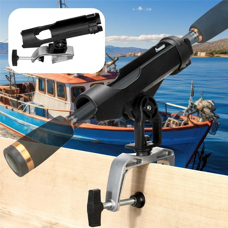 AEB0-6 Pack Fishing Boat Rod Holder 360 Degree Adjustable Fishing Rod Stand Racks With Clamp Opening Fishing Boat Rod Bracket
AEB0-6 Pack Fishing Boat Rod Holder 360 Degree Adjustable Fishing Rod Stand Racks With Clamp Opening Fishing Boat Rod Bracket