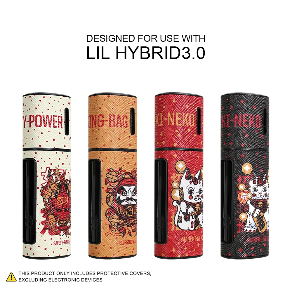PU leather protective case suitable for LiL HYBRID 3.0, auspicious and lucky, protecting electronic cigarette accessories.
PU leather protective case suitable for LiL HYBRID 3.0, auspicious and lucky, protecting electronic cigarette accessories.
