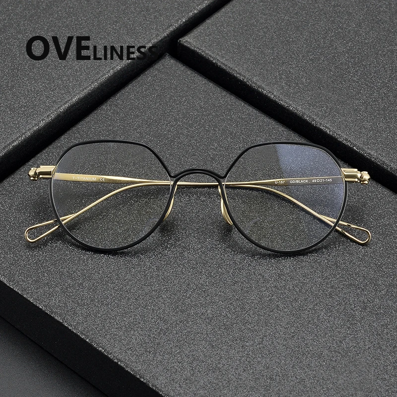 Pure Titanium Glasses Frame Men Women Fashion Brand Design Retro Round Eyeglasses frame Japanese High Quality Eyewear spectacles
Pure Titanium Glasses Frame Men Women Fashion Brand Design Retro Round Eyeglasses frame Japanese High Quality Eyewear spectacles