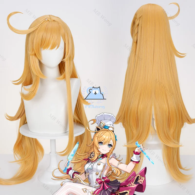 Game Genshin Impact Escoffier Cosplay Wig Blonde wig Hair New Fontaine Female Cook Cosplay Wig For Hallowmas Party Women Men
Game Genshin Impact Escoffier Cosplay Wig Blonde wig Hair New Fontaine Female Cook Cosplay Wig For Hallowmas Party Women Men