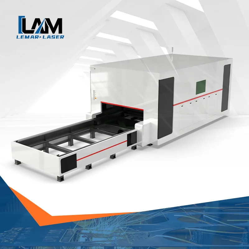 Fiber Laser Cutter Enclosed Machine 3015 1500w 3000w 7500kg Steel Plate Galvanized Sheet
Fiber Laser Cutter Enclosed Machine 3015 1500w 3000w 7500kg Steel Plate Galvanized Sheet