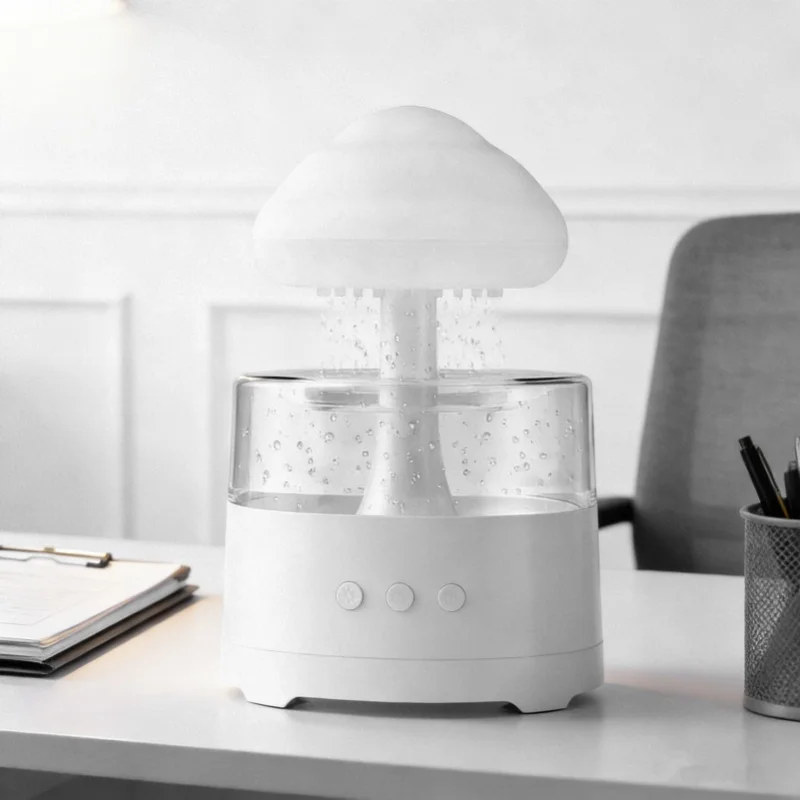 Upgrade Your Space Cloud Rain Humidifier Essential Oil Diffuser 7 Adjustable LED Modes Raindrop Design for Living Room
Upgrade Your Space Cloud Rain Humidifier Essential Oil Diffuser 7 Adjustable LED Modes Raindrop Design for Living Room